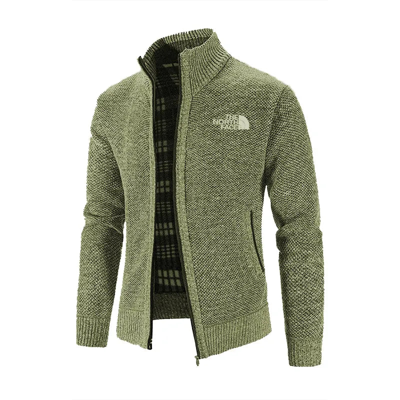 The Nokhjgrth Face-Men's Zip Up Sweater