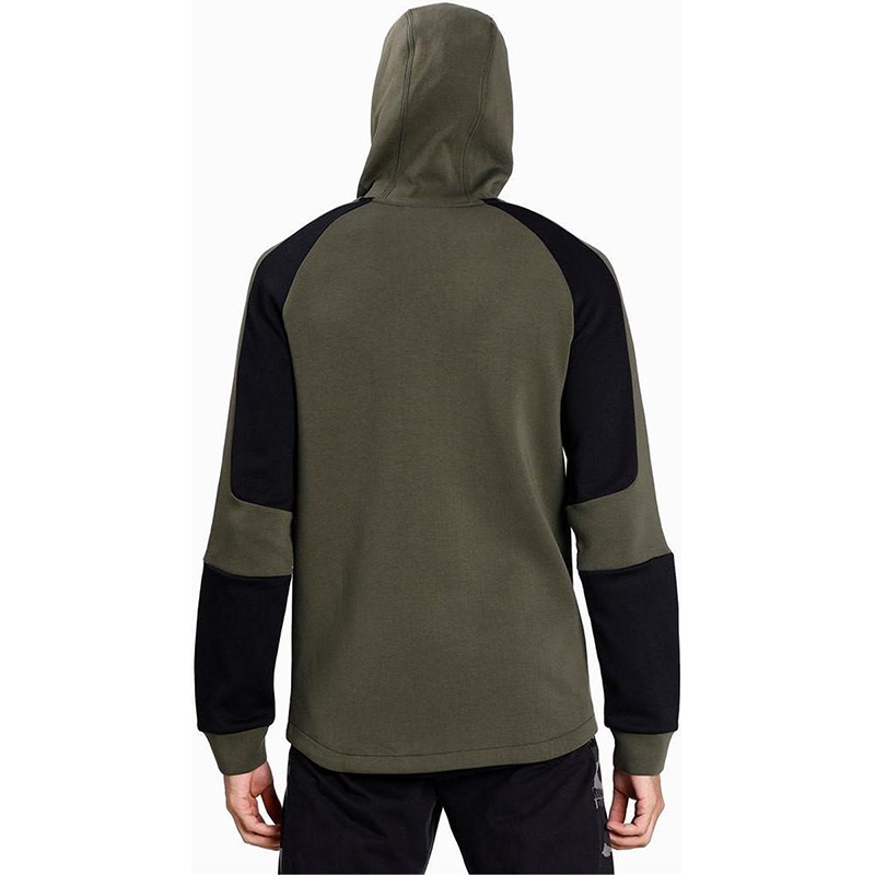 The Nokhjgrth Face - Men's Full-Zip Hooded Jacket Dark Green