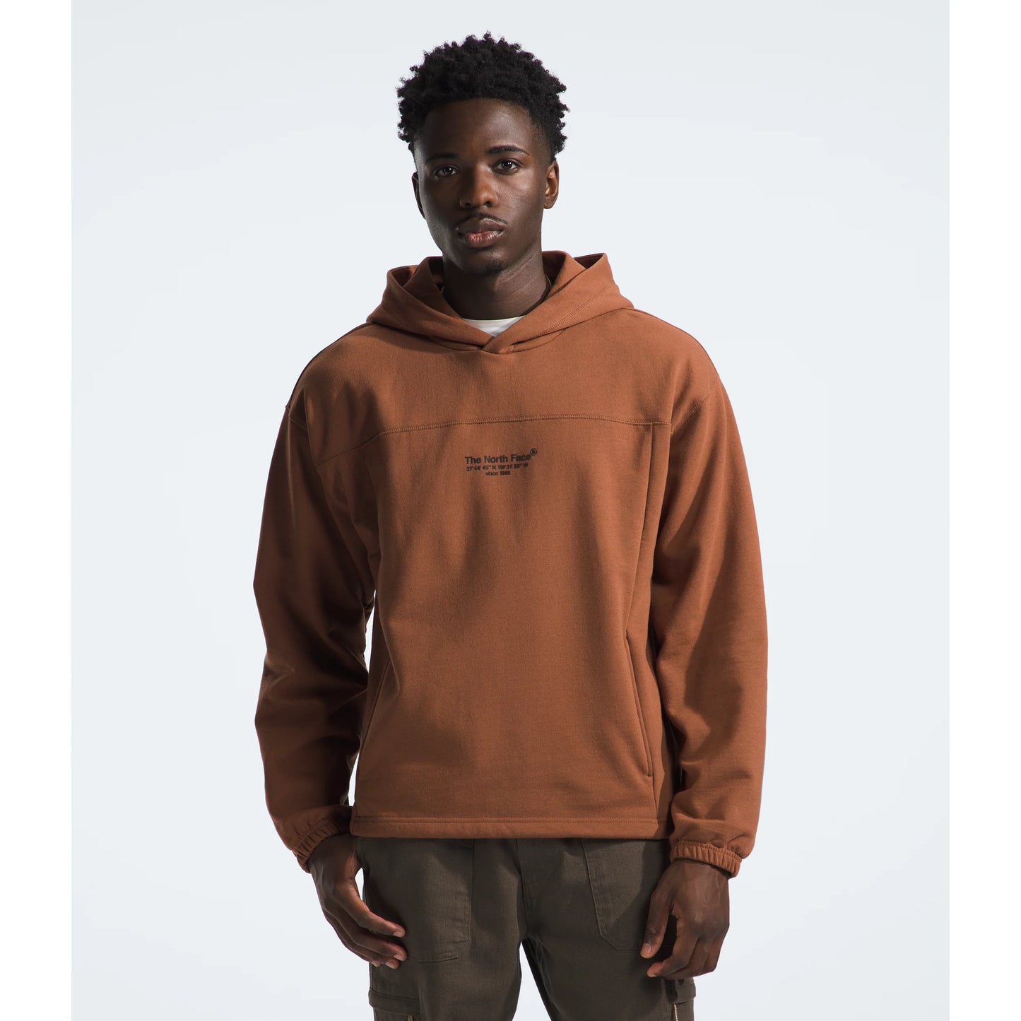 Men's Axys Hoodie in Stone Brown