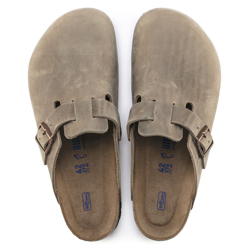 Boston Soft Footbed Oiled Leather - Tobacco Brown