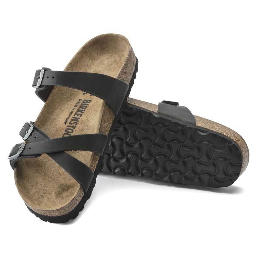 Franca Oiled Leather - Black