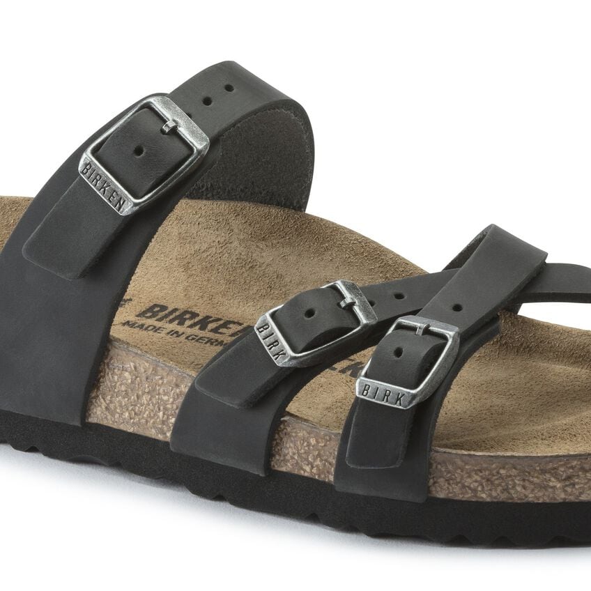 Franca Oiled Leather - Black
