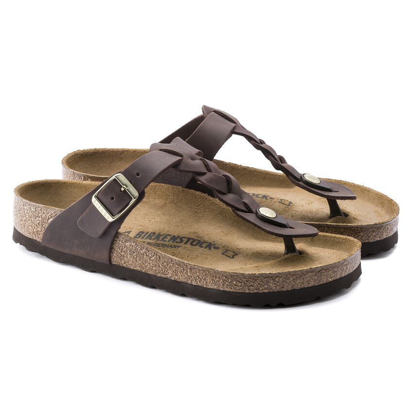 Gizeh Braided Oiled Leather - Habana