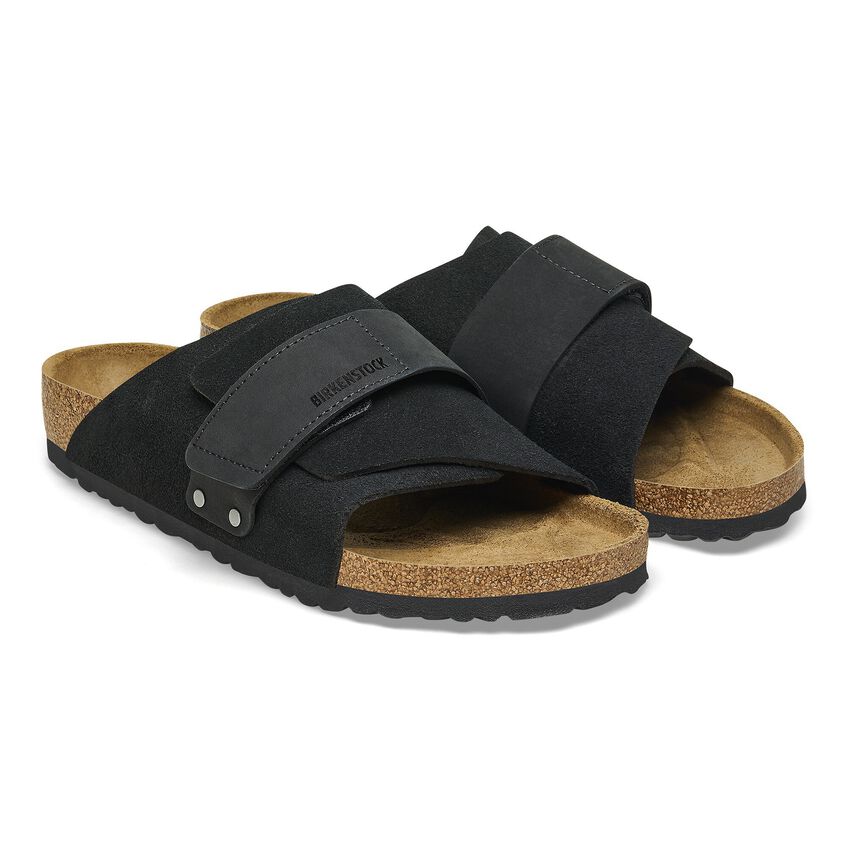 Kyoto Nubuck-Suede Leather - Black