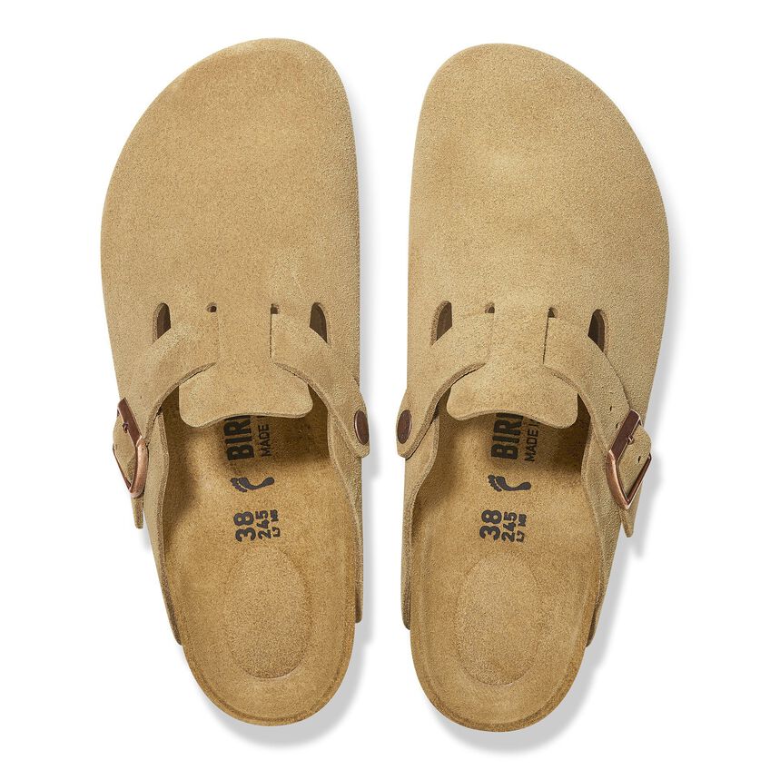 Boston Suede Leather-Latte Cream