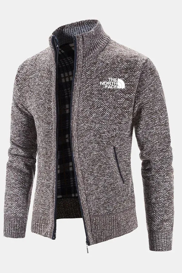 The Nokhjgrth Face-Men's Zip Up Sweater