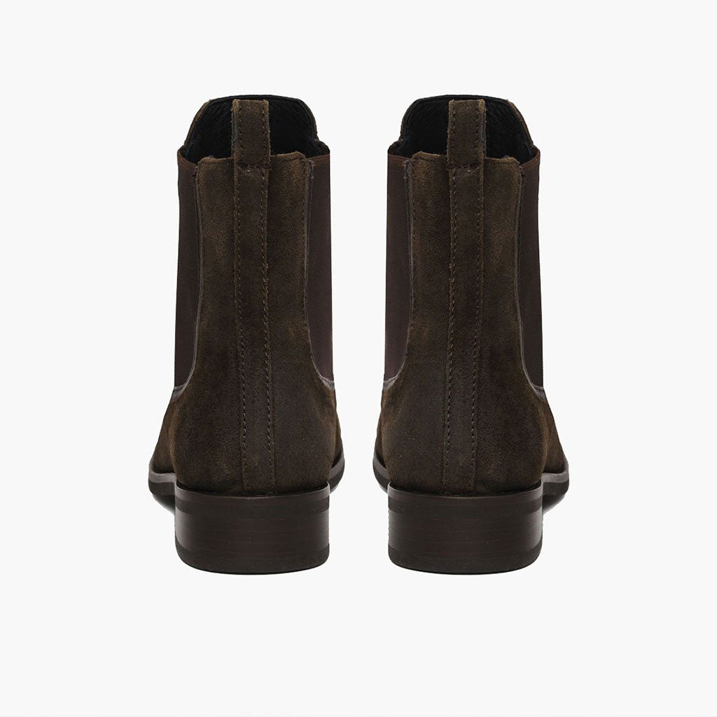 Women | Duchess | Dark Olive Suede 