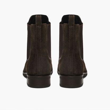 Women | Duchess | Dark Olive Suede 