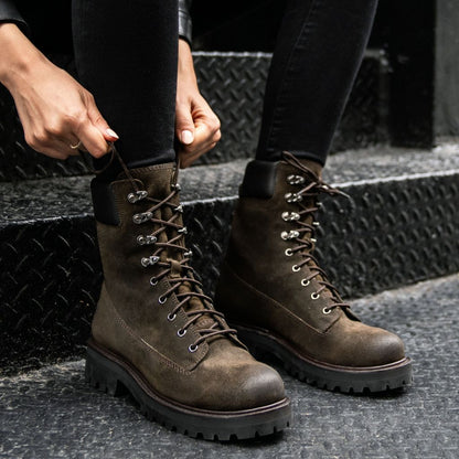 Women | Explorer | Dark Olive Suede 