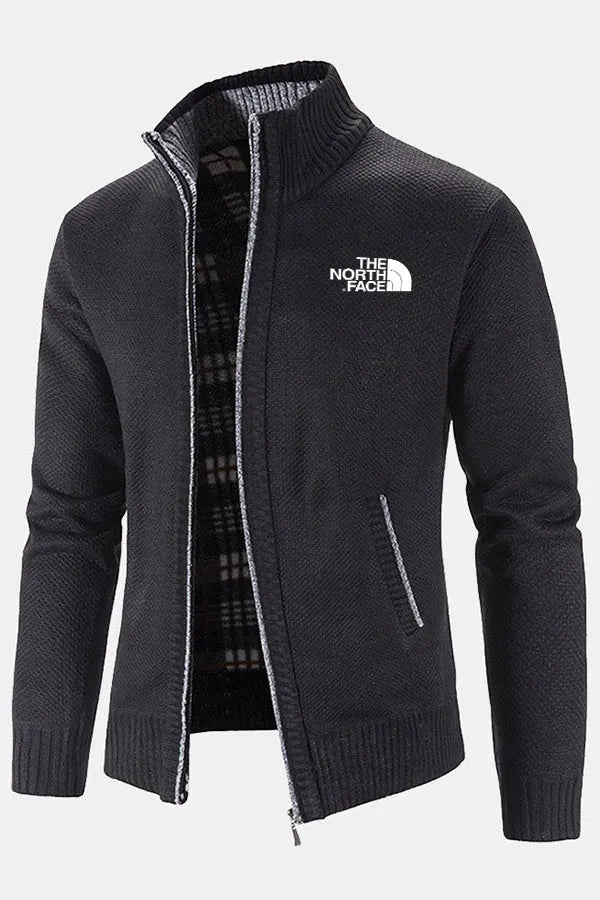 The Nokhjgrth Face-Men's Zip Up Sweater