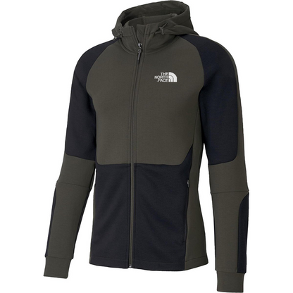 The Nokhjgrth Face - Men's Full-Zip Hooded Jacket Dark Green