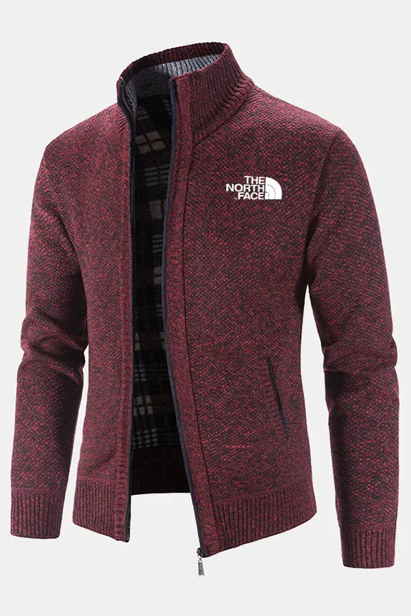 The Nokhjgrth Face-Men's Zip Up Sweater