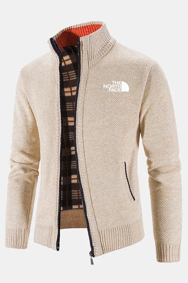 The Nokhjgrth Face-Men's Zip Up Sweater