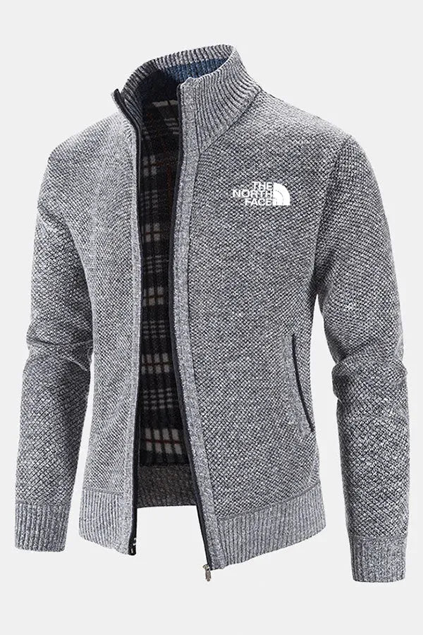 The Nokhjgrth Face-Men's Zip Up Sweater