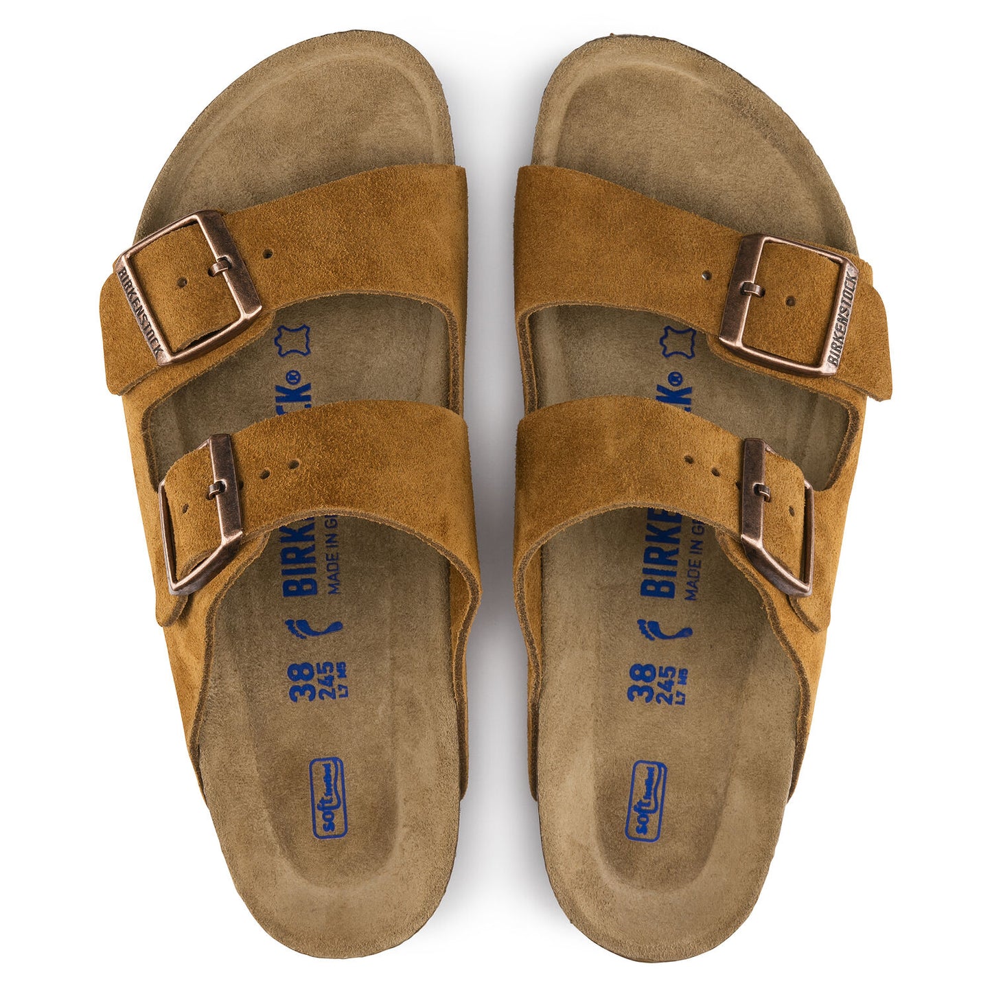 Arizona Soft Footbed Suede Leather - Men 