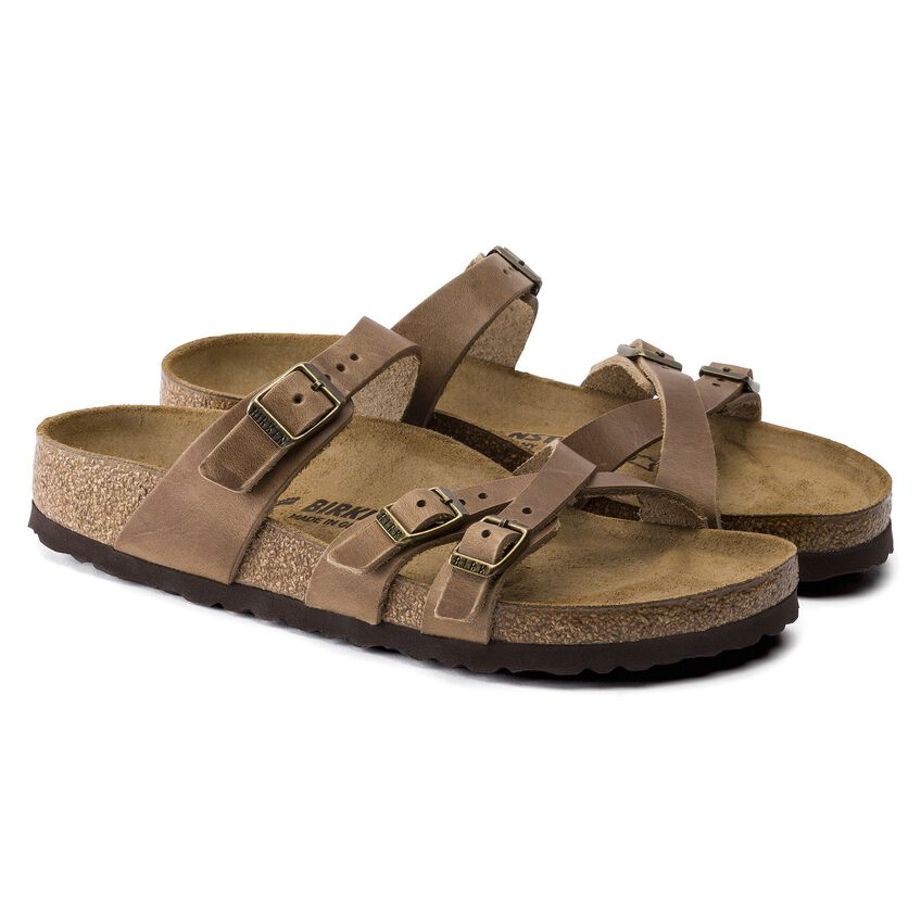 Franca Oiled Leather - Tobacco Brown 