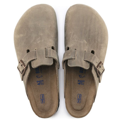 Boston Soft Footbed Oiled Leather - Tobacco Brown 