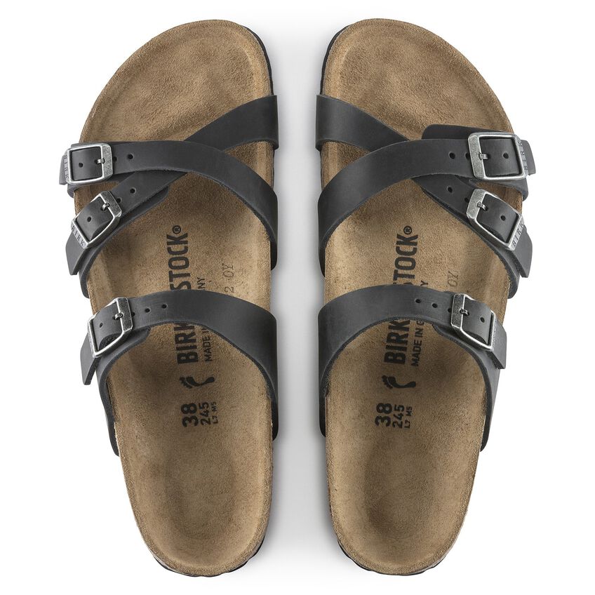 Franca Oiled Leather - Black 