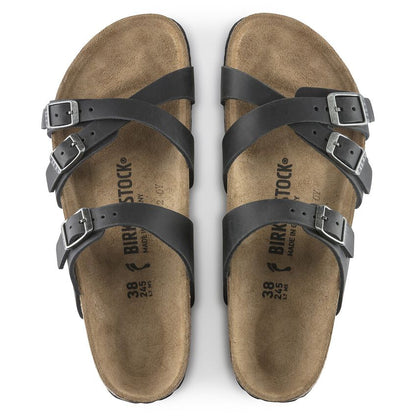 Franca Oiled Leather - Black 