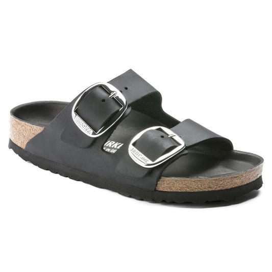 Arizona Big Buckle Oiled Leather - Black 