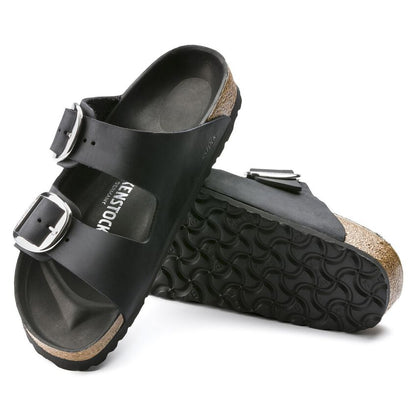 Arizona Big Buckle Oiled Leather - Black 