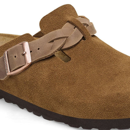 Boston Braided Suede Leather - Mink 
