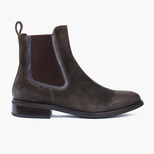 Women | Duchess | Dark Olive Suede 