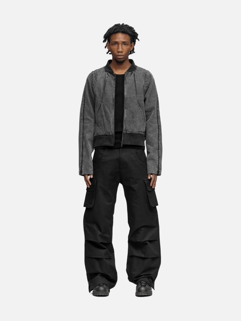 ZIPPER DENIM JACKET NOISE 