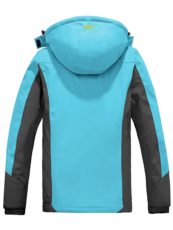 Waterproof mountain ski jacket