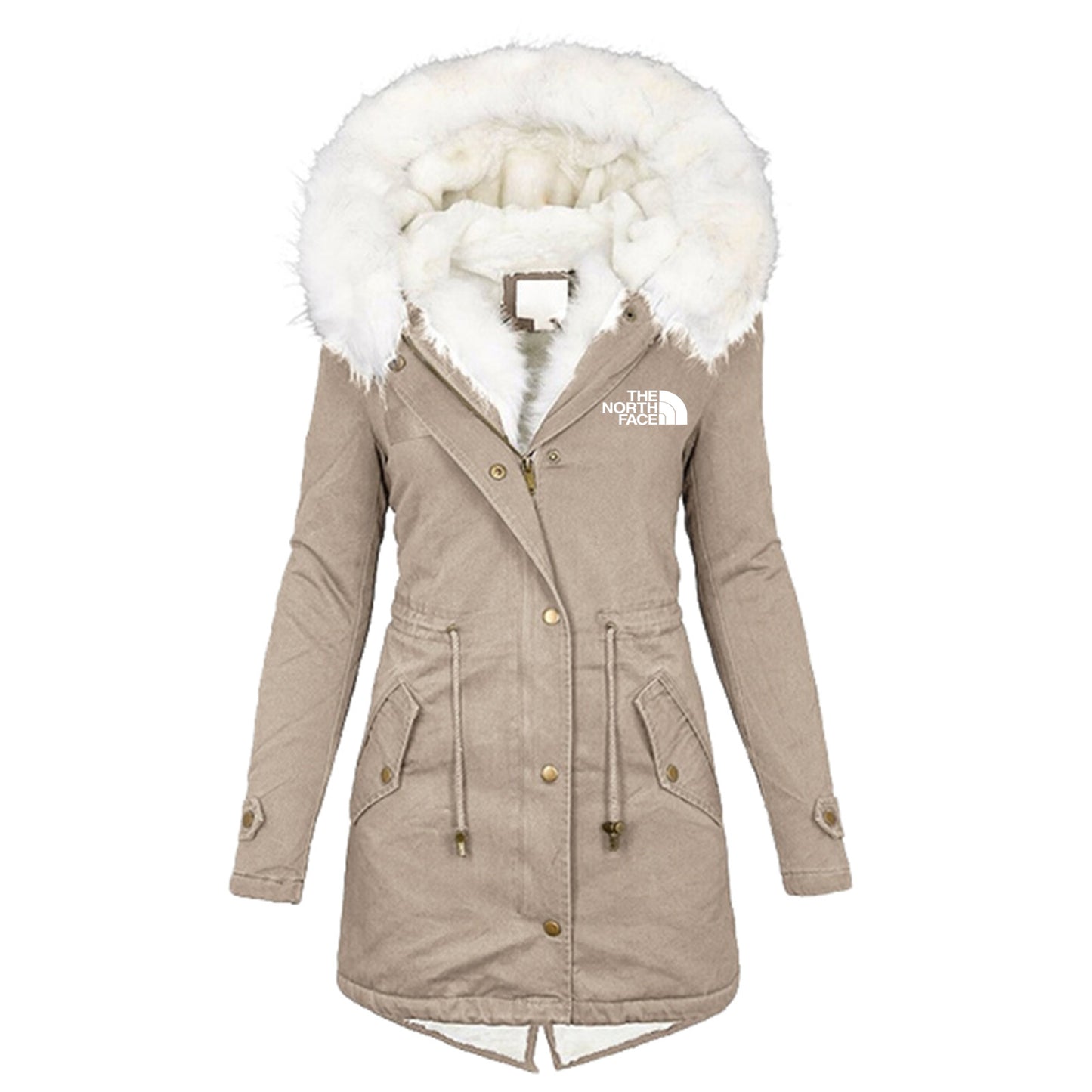 Women's Winter Hooded Long Oxford Coat